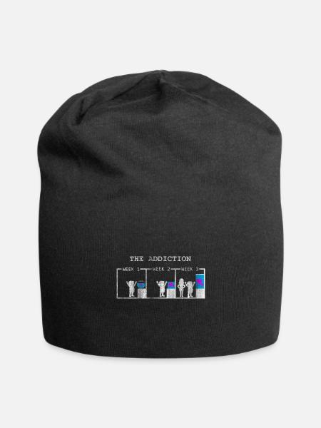 Aquarium - Jersey-Beanie - Schwarz
