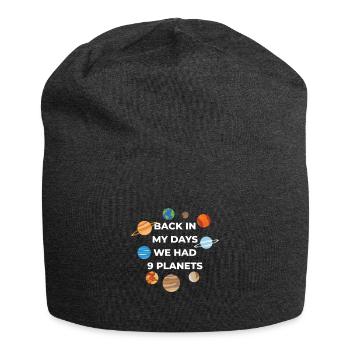 Planets - Jersey-Beanie - Anthrazit - Vorne