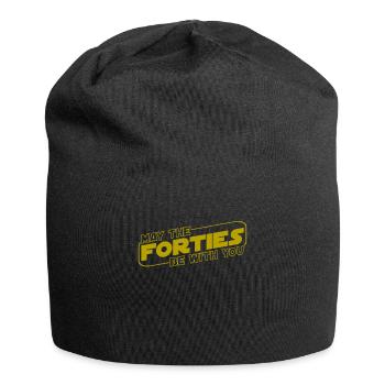 Que la quarantaine soit avec vous - 40e anniversaire - Bonnet en jersey - noir - Devant
