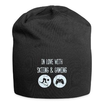 Ski et jeux vidéo Gamer Ski Sport jeu - Bonnet en jersey - noir - Devant