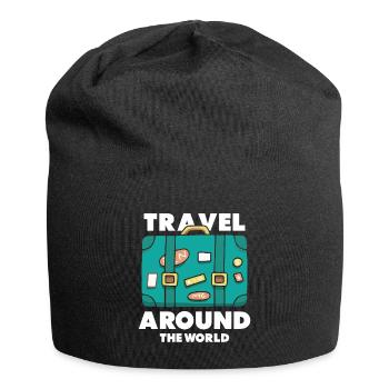 Reise Weltreisender Explorer - Jersey-Beanie - Schwarz - Vorne