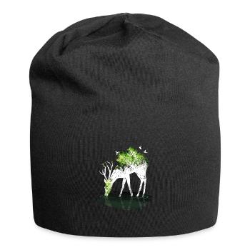 Hirsch Natur WIld - Jersey Beanie - black - Front