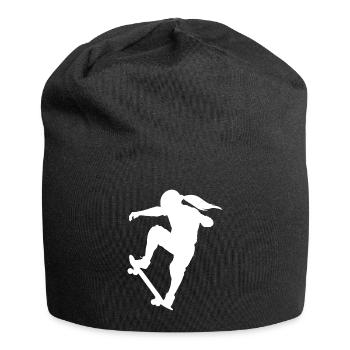 Patineuse - Bonnet en jersey - noir - Devant