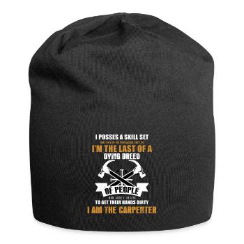 Cadeau artisan menuisier menuisier menuisier - Bonnet en jersey - noir - Devant