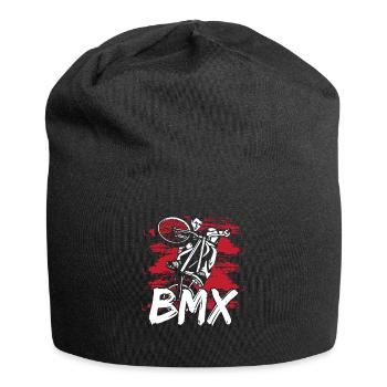 BMX Motocross Race Sport Geschenk - Jersey-Beanie - Schwarz - Vorne