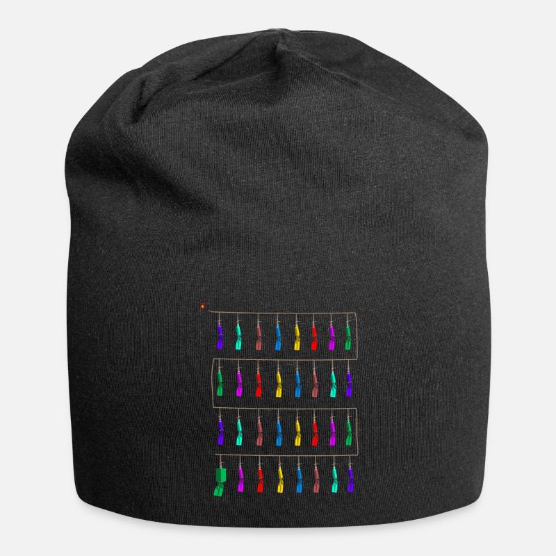 Fallas de Valencia Mascleta Piro Pyro Fireworks - Jersey-Beanie - Schwarz