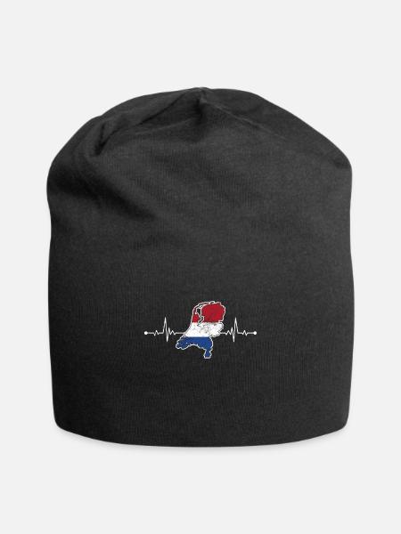 Holland - Jersey-Beanie - Schwarz