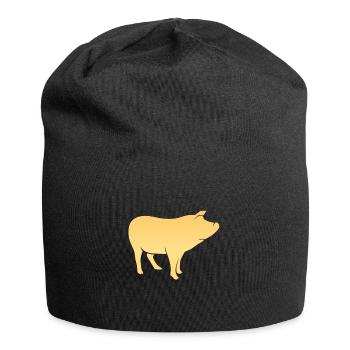 Porc - Bonnet en jersey - noir - Devant