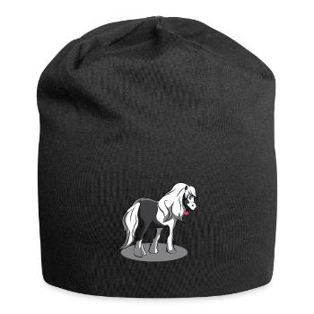 Gypsy horse Tinker Pferd Reiten Pferde Geschenk - Jersey-Beanie - Schwarz - Vorne