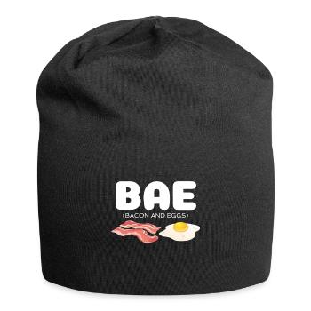 Bae (Bacon and Eggs) - Jersey Beanie - black - Front