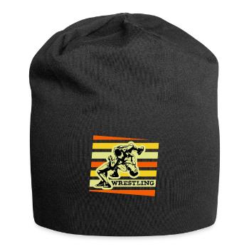 Wrestling Lutter Ringer Ringer cadeau - Bonnet en jersey - noir - Devant