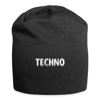 Chemise techno - Bonnet en jersey - noir - Devant