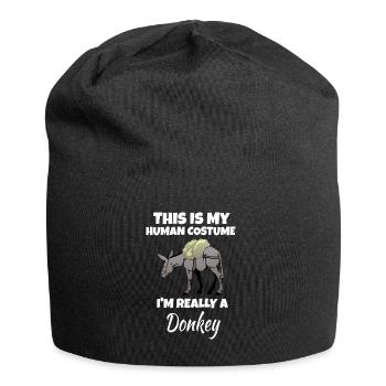 Donkey - Jersey Beanie - black - Front