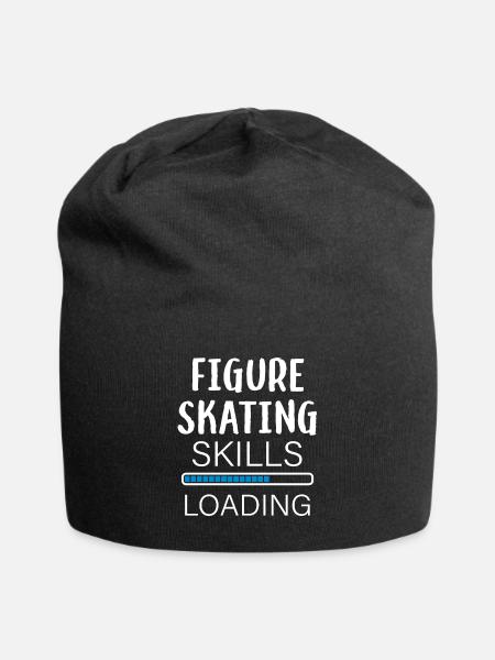 Eiskunstlauf Loading - Jersey-Beanie - Schwarz