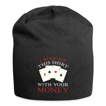 gambling-Shirt - Jersey Beanie - black - Front