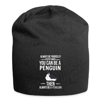 manchot - Bonnet en jersey - noir - Devant