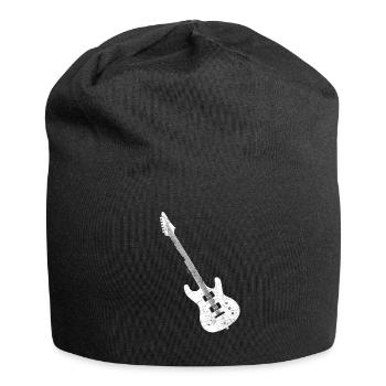 Guitar - Jersey Beanie - black - Front