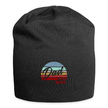 Papa Geburt Geschenk Geschenkidee 2018 Baby Vater - Jersey-Beanie - Schwarz - Vorne