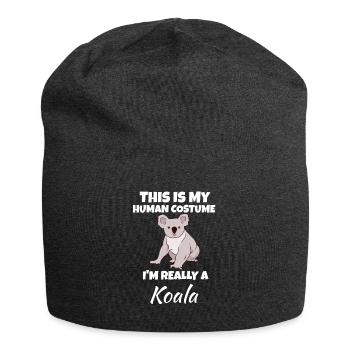 Koalabär - Jersey-Beanie - Anthrazit - Vorne