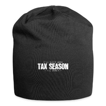 Saison des impôts - Bonnet en jersey - noir - Devant