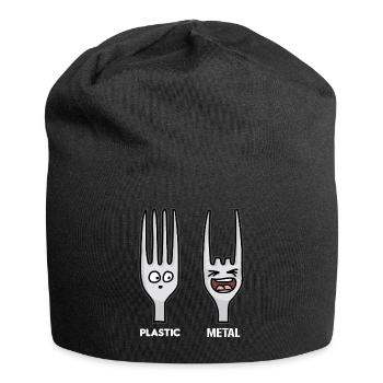 Fourche en métal plastique Heavy Metal Fourchettes frites - Bonnet en jersey - noir - Devant