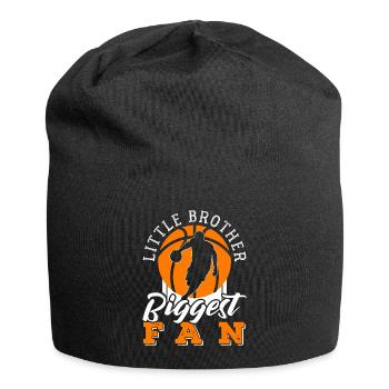 Basketball Little Brother Biggest Fan - Jersey-Beanie - Schwarz - Vorne