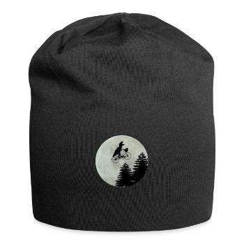 Farrad Dino Dinosaure Lune Pleine Lune Cadeau Amusant - Bonnet en jersey - noir - Devant