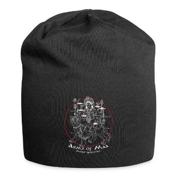 Goddess Durga Design | Hinduism Gift for - Jersey Beanie - black - Front