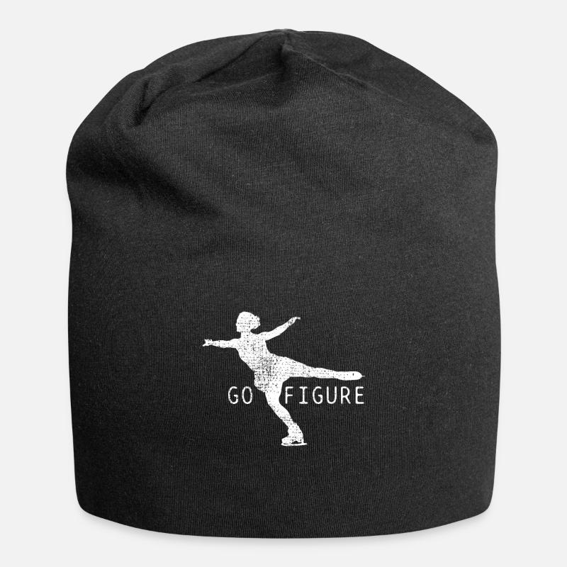 Figure Skating - Jersey-Beanie - Schwarz