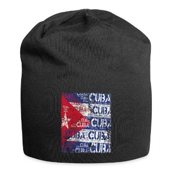 Cuba Flag distressed T-Shirt - Jersey-Beanie - Schwarz - Vorne