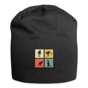 Känguru - Jersey-Beanie - Schwarz - Vorne