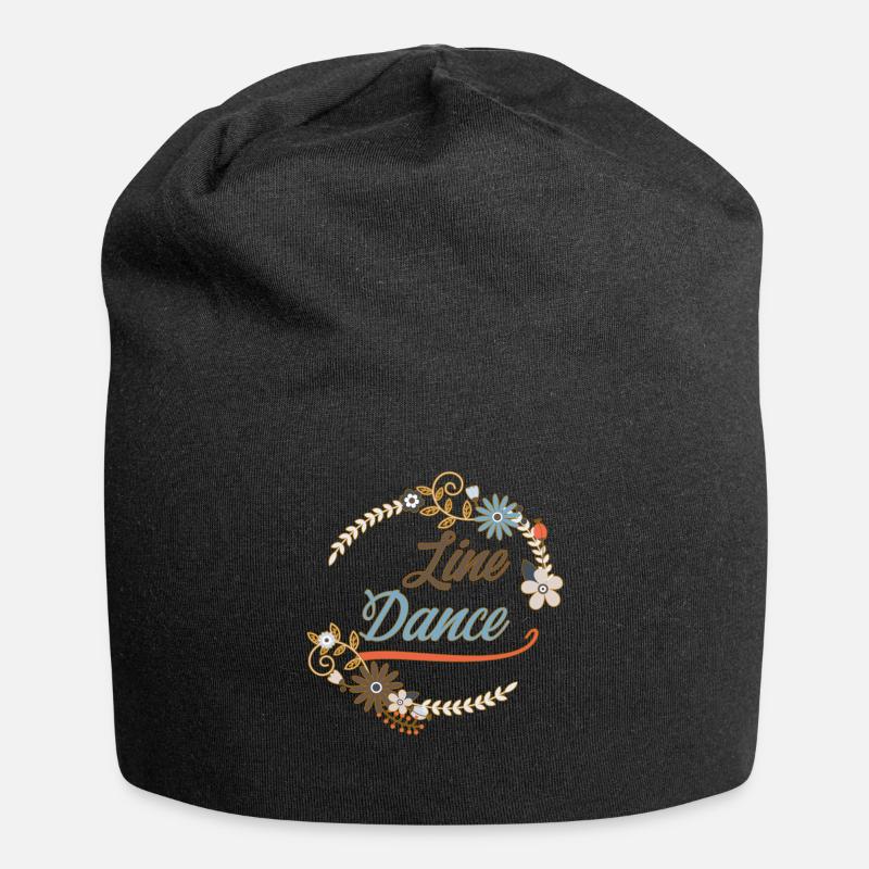Line dance - Line Dancing T-Shirt - Jersey-Beanie - Schwarz