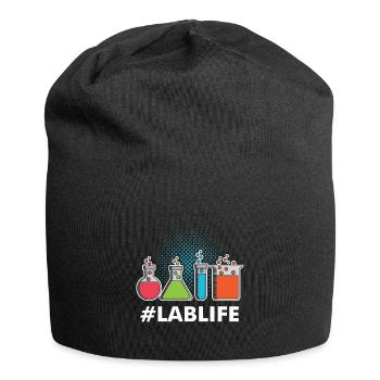 Science Laboratory Life Gift Idea Nerd Physics - Jersey Beanie - black - Front