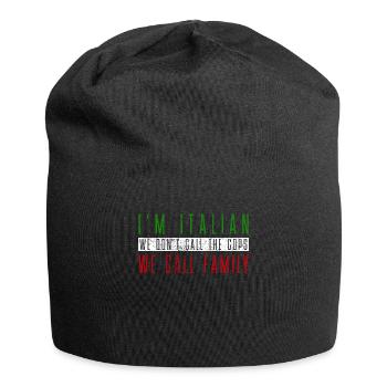 ITALIENER MAFIA FAMILIE - Jersey-Beanie - Schwarz - Vorne