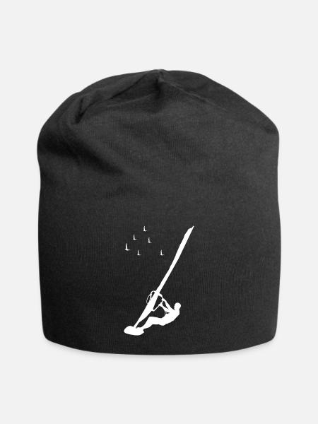 WIND SURF SHIRT - Jersey-Beanie - Schwarz