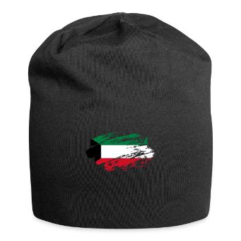 Kuwait Flag Tea - Jersey Beanie - black - Front