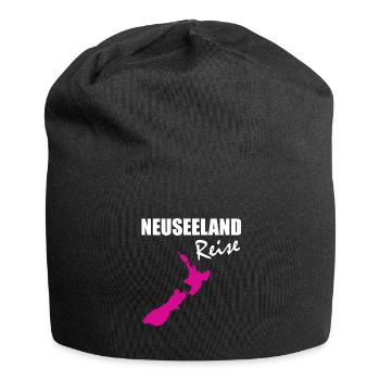 Neuseeland - Jersey-Beanie - Schwarz - Vorne