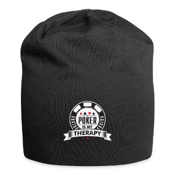 Gambling casino lasvegas poker gift idea - Jersey Beanie - black - Front