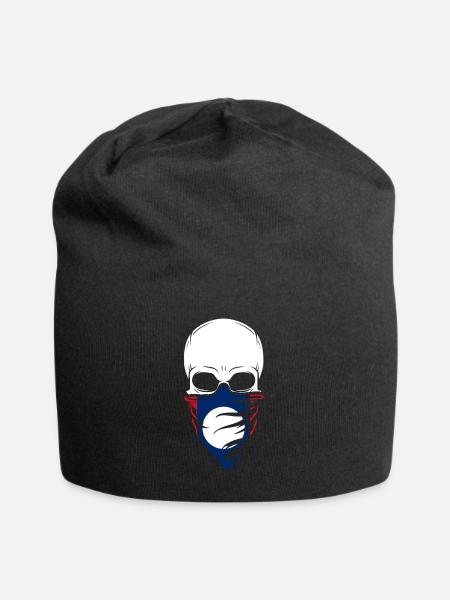 Laos Skull Tee - Laos - Jersey-Beanie - Schwarz