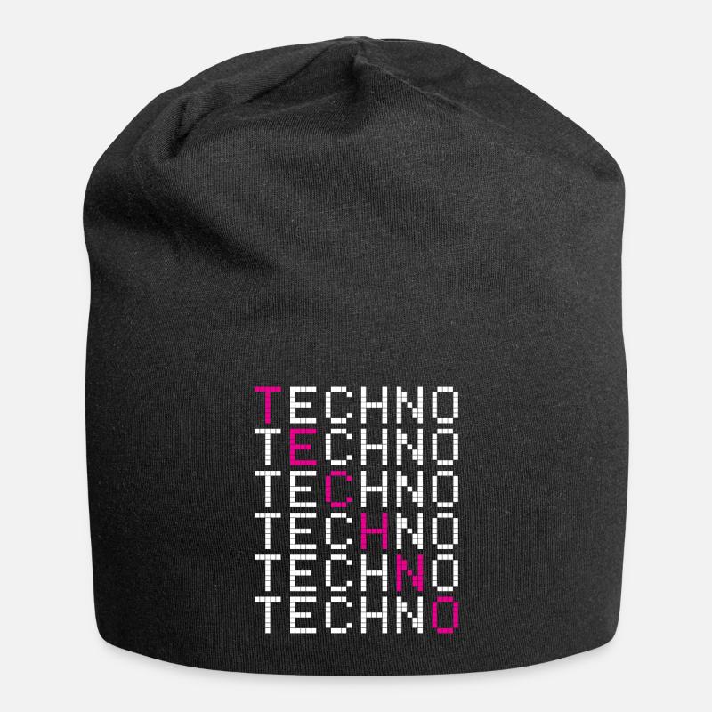Electronic music - Jersey Beanie - black