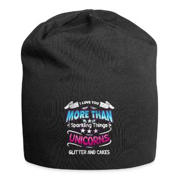 Unicorn - Jersey Beanie - black - Front