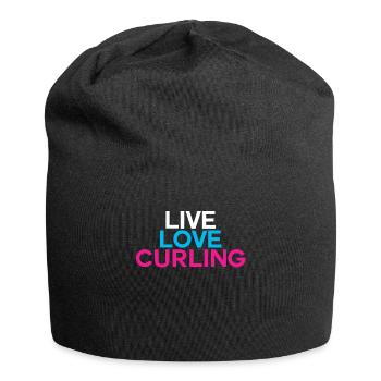 Curling curling - Bonnet en jersey - noir - Devant