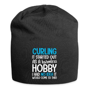 Curling curling - Bonnet en jersey - noir - Devant