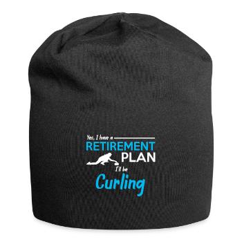 Curling curling - Bonnet en jersey - noir - Devant