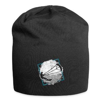 Kitesurfen Sportler - Jersey-Beanie - Schwarz - Vorne