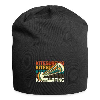 Kitesurfen Kitesurfer - Jersey-Beanie - Schwarz - Vorne