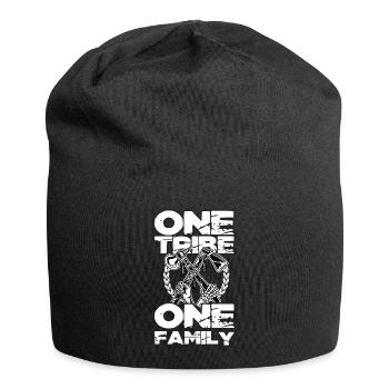 One Tribe One Family Tomahawk idée de cadeau - Bonnet en jersey - noir - Devant