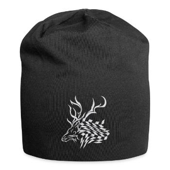 Cerfs d'orignaux chasseurs de chasseurs de chevreuils Scandinavie - Bonnet en jersey - noir - Devant