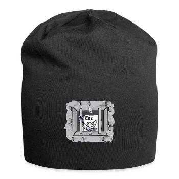 ESCAPE Prison Outbreak Computer Scientist Nerd Geek - Jersey Beanie - black - Front
