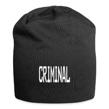 CRIMINAL - Jersey Beanie - black - Front